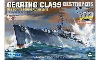 ����TAKOM ���� 7057 �������� Gearing ������ USS Sutherland DD-743 1945