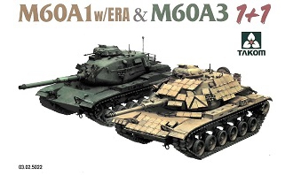 ����TAKOM ̹�� 5022 M60A1 wERA & M60A3 1+1