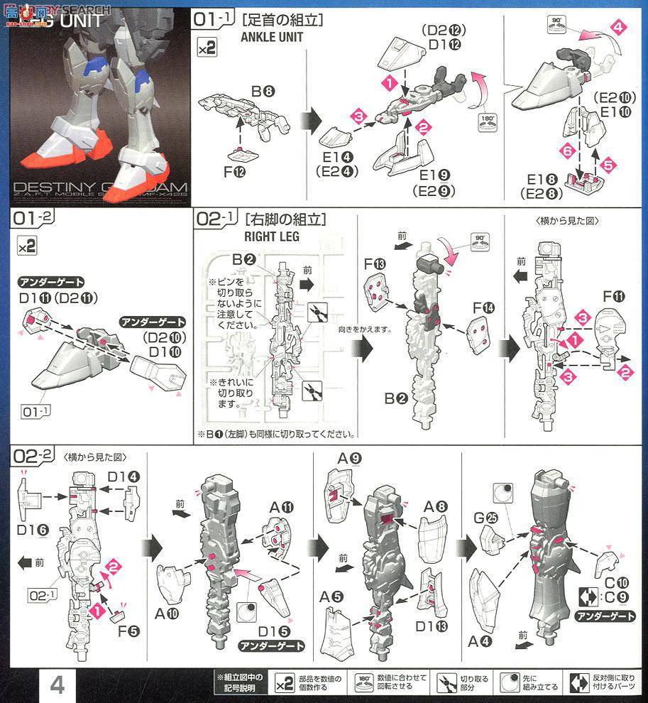 ��� �ߴ� RG11 2205030 ZGMF-X42S ���˸ߴ�