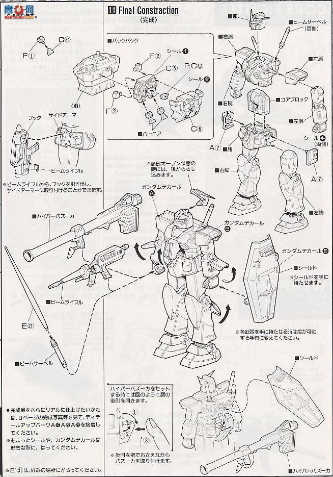  MG001 48129 RX-78-2 ߴ