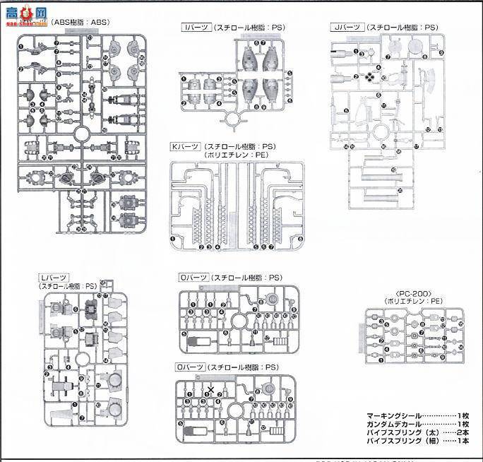  ߴ MG105 2001369 MS-06F 22.0