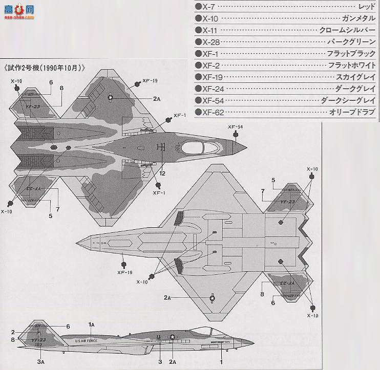﹬ ɻ 60715 Northrop/MDD YF-23