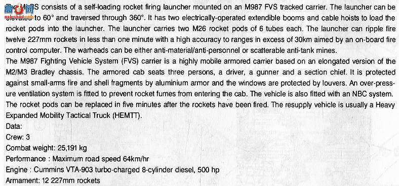  ս 3522  M270 MLRS 