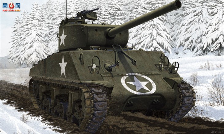 ������ ACADEMY AM13500 M4A3(76)W��ս̹�� ̹�˴��ս