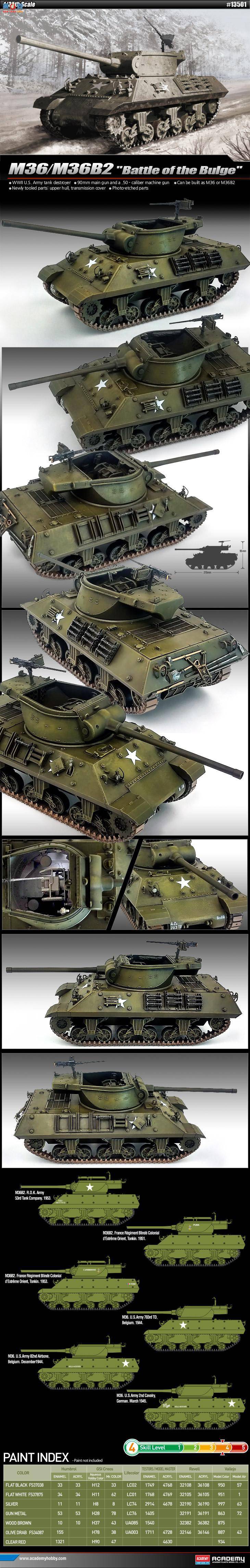 ������ ACADEMY AM13501 ���� M36/M36B2 ̹�˼߻���