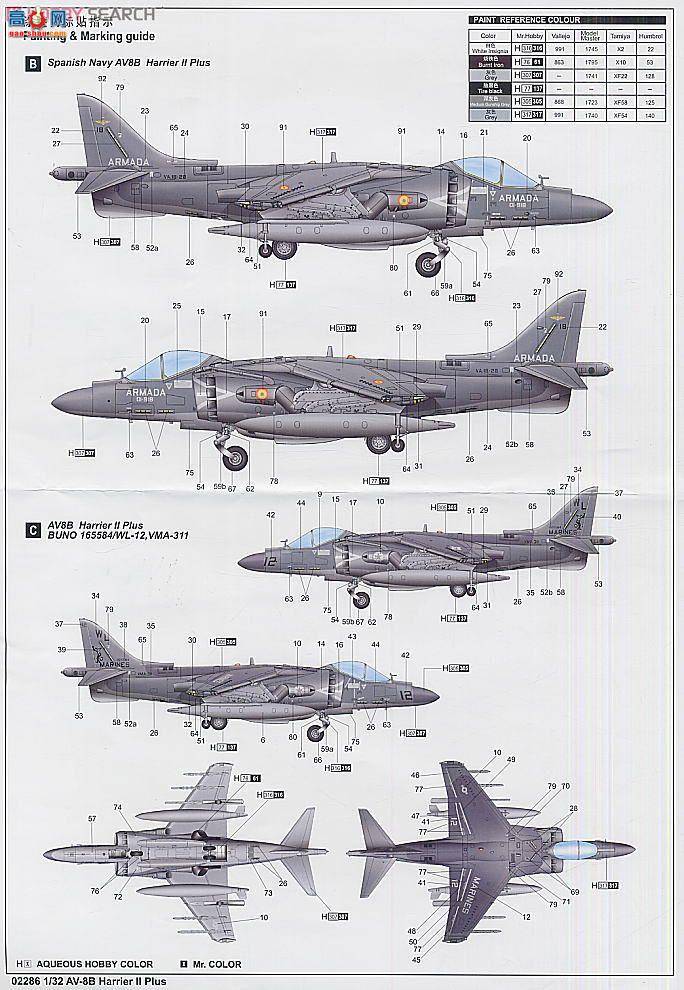 С���� �ɻ� 02286 AV-8B��II+�����͹�����