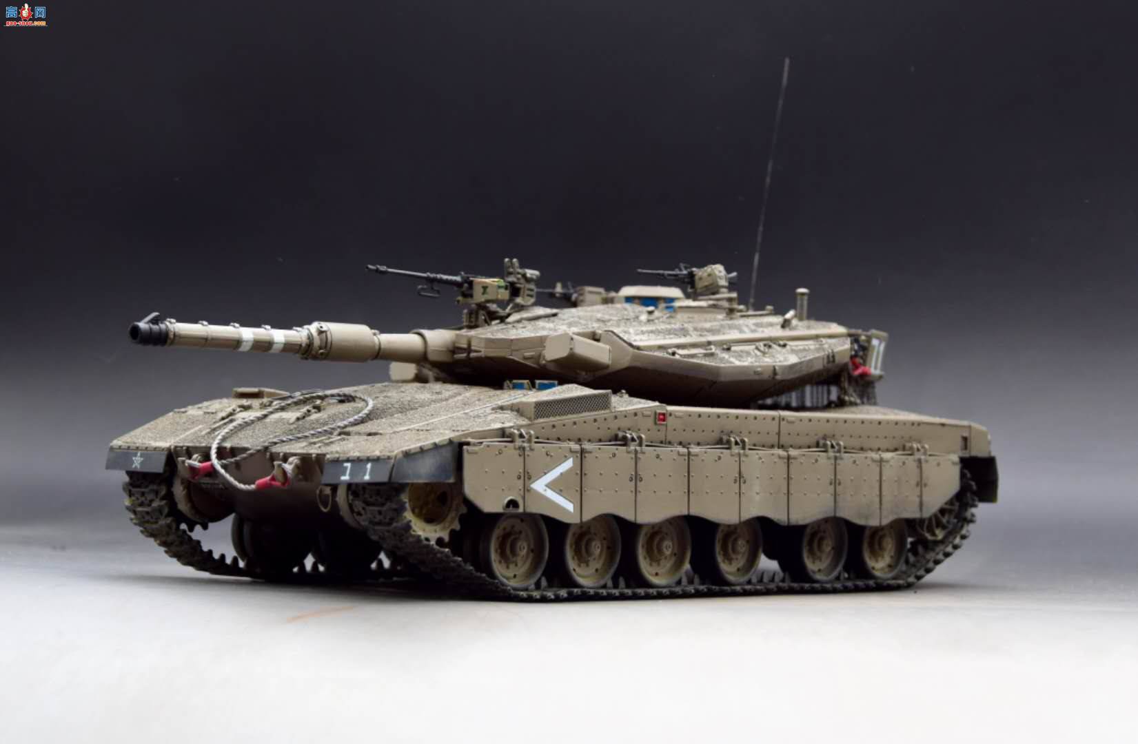 小号手 以色列梅卡瓦主战坦克 -战地英豪-模型高手网-板件图纸说明书