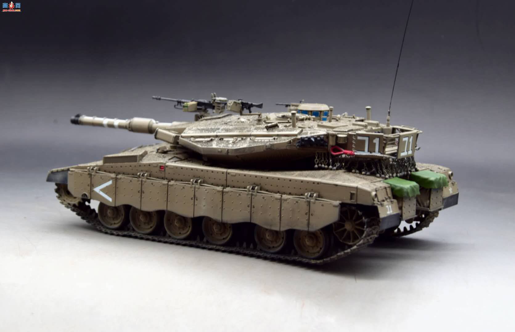 小号手 以色列梅卡瓦主战坦克 -战地英豪-模型高手网-板件图纸说明书