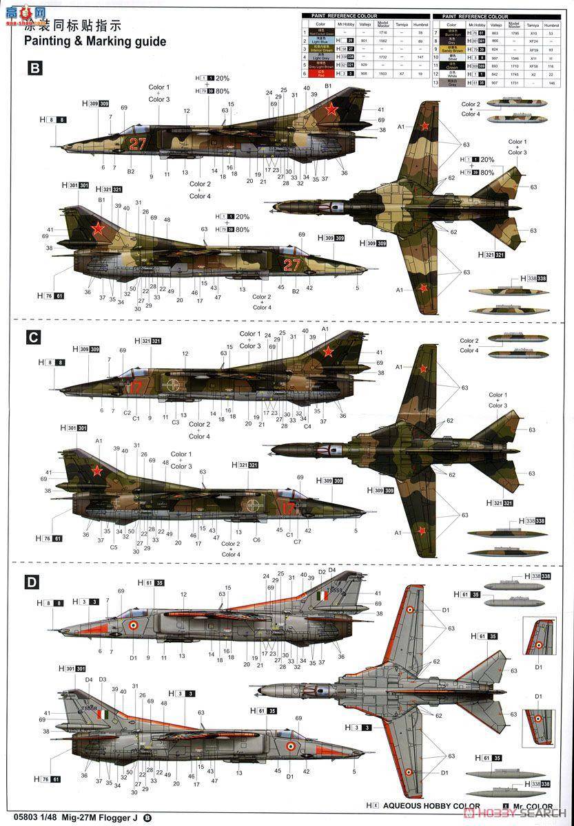 С ɻ 05803 Mig-27M̢J