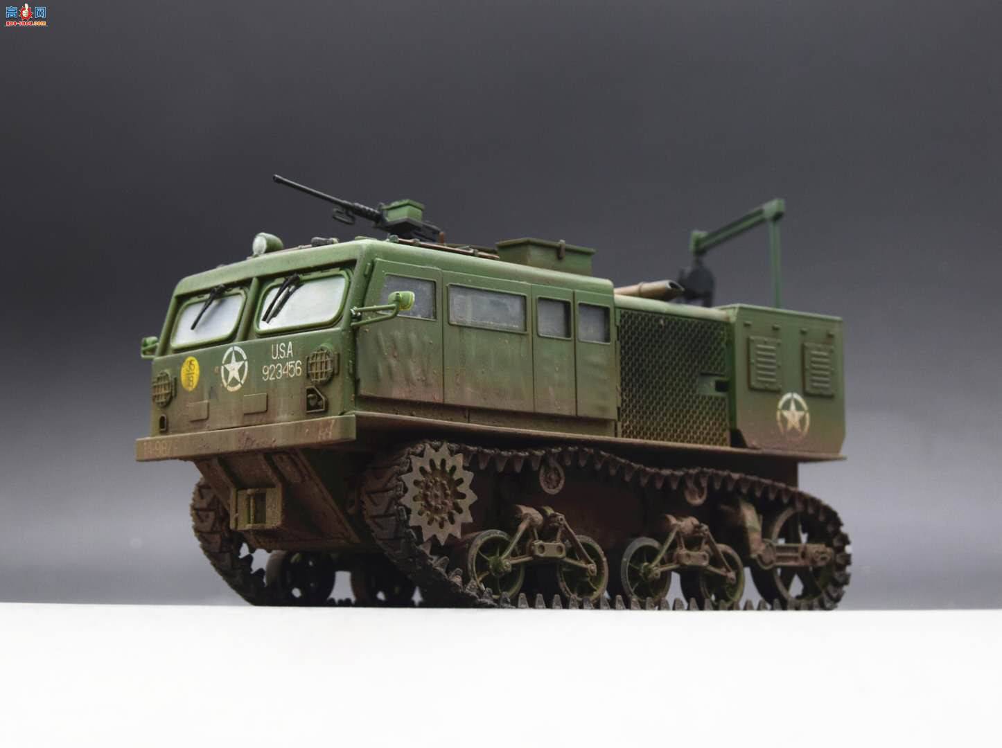 小号手美国m4火炮牵引车