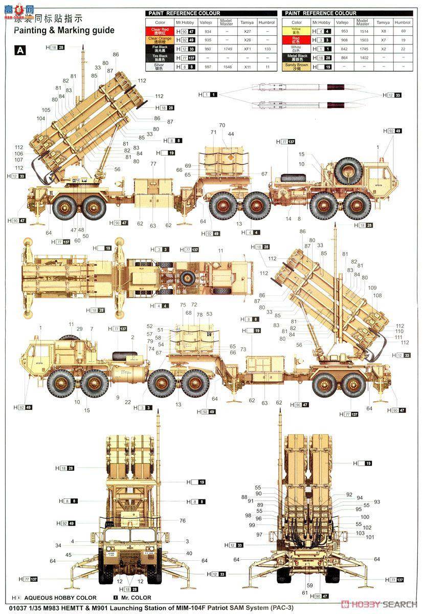 С  01037 M983ϳ&amp;MIM-104Fߵϵͳ(PAC-3)