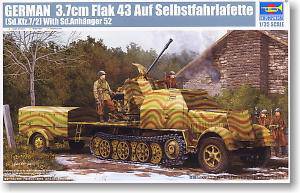 С Ĵ 01527 ¹37Flak43(Sd.Kfz.72)Ĵи