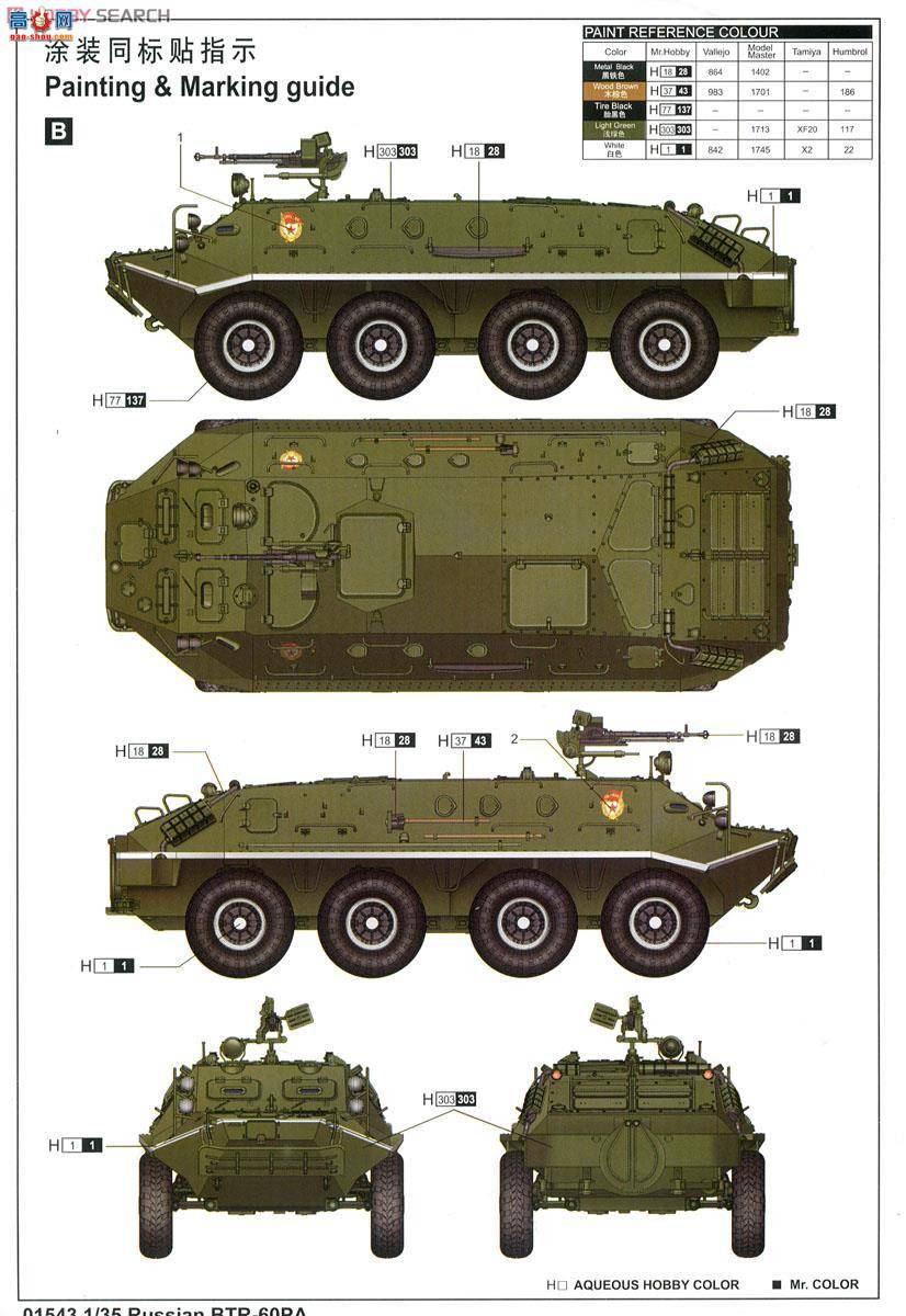 С װ׳ 01543 ˹BTR-60PAװͳ