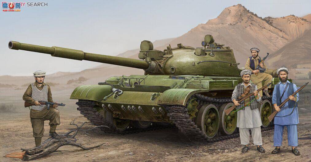 С���� ̹�� 01551 ����˹T-62̹��1975����(1962����+KTD2)