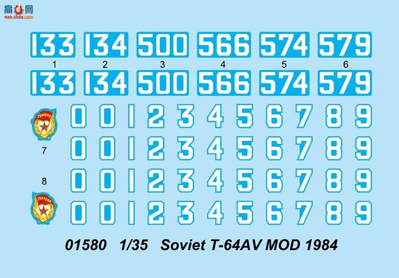 С ̹ 01580 T-64AV ս̹(1984)