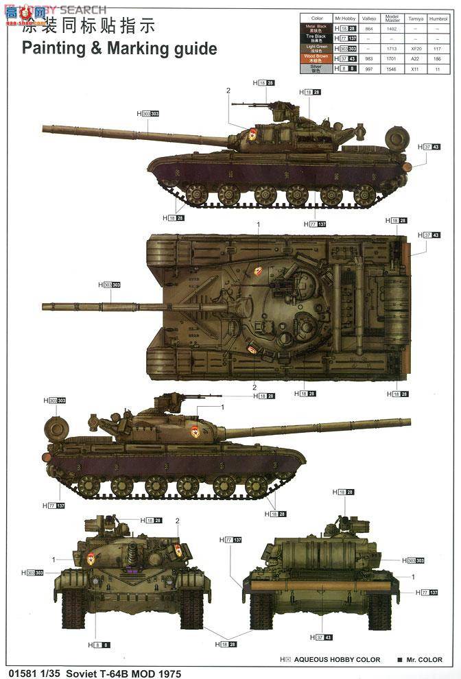 С ̹ 01581 T-64B ս̹(1975)