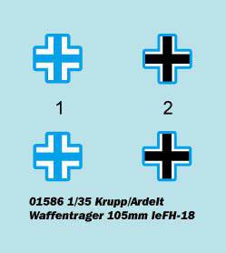 С  01586 ¹leFH18 105mm