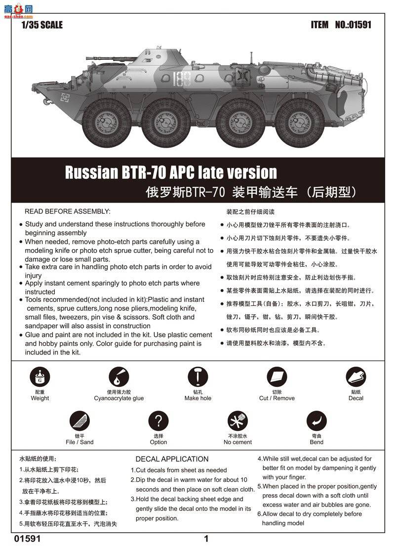 С װ׳ 01591 ˹BTR-70 װͳ ()