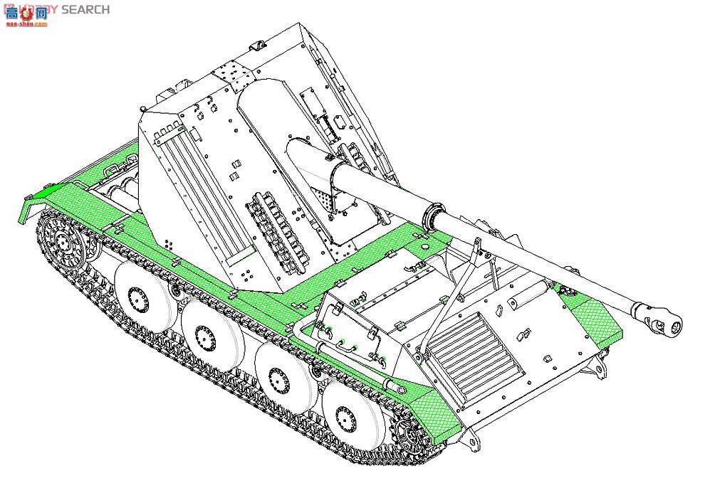 С���� ���� 05550 �¹���׼����PAK43 88mm���л���