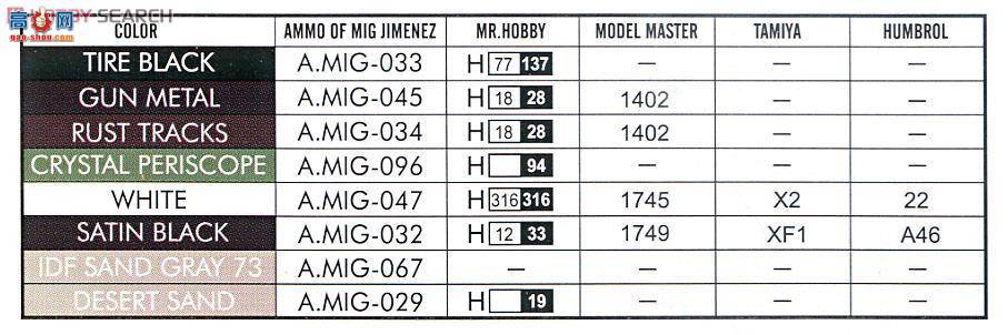 С���� ̹�� 05576 ��ɫ�е���6��ս̹��