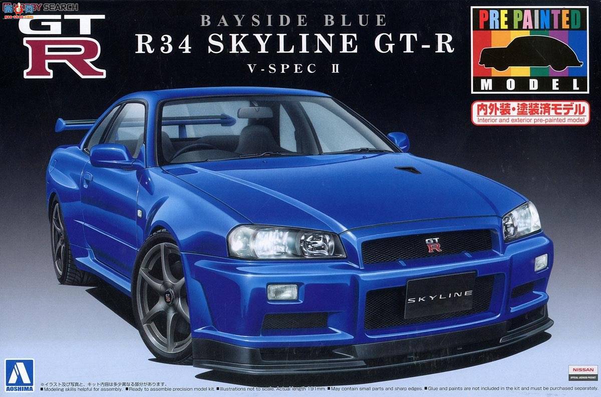 �ൺ�� Ԥ��ɫ 31 008591 R34�����GT-R V-���II����Ծ��ɫ��