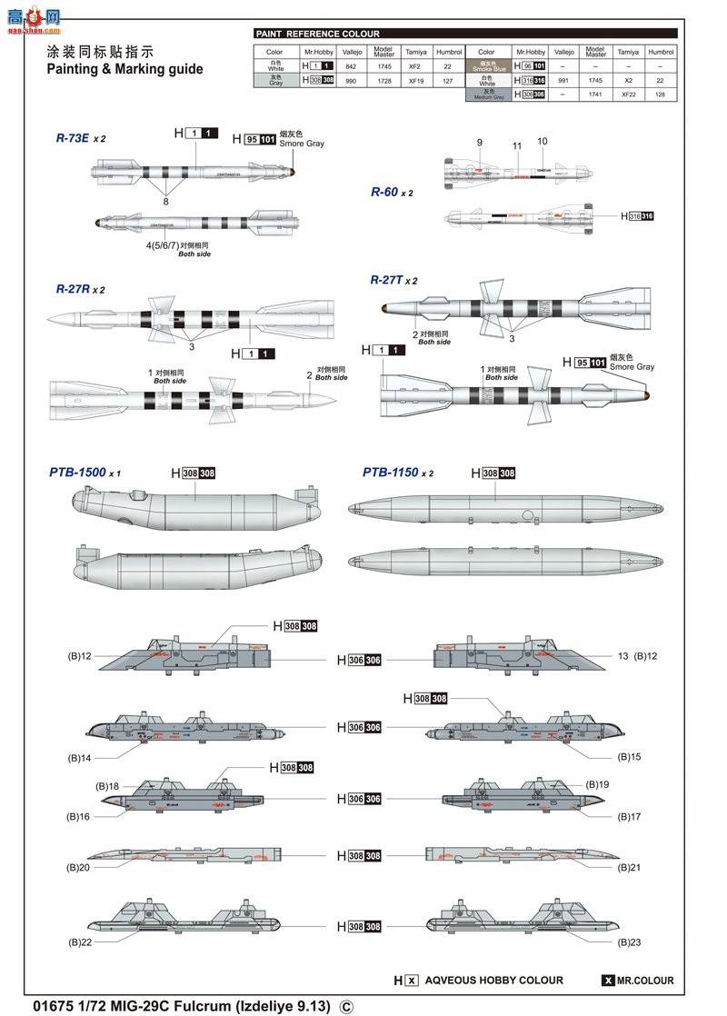 С���� ս���� 01675 MIG-29C��֧�㡱ս����(Izdeliye 9.13)