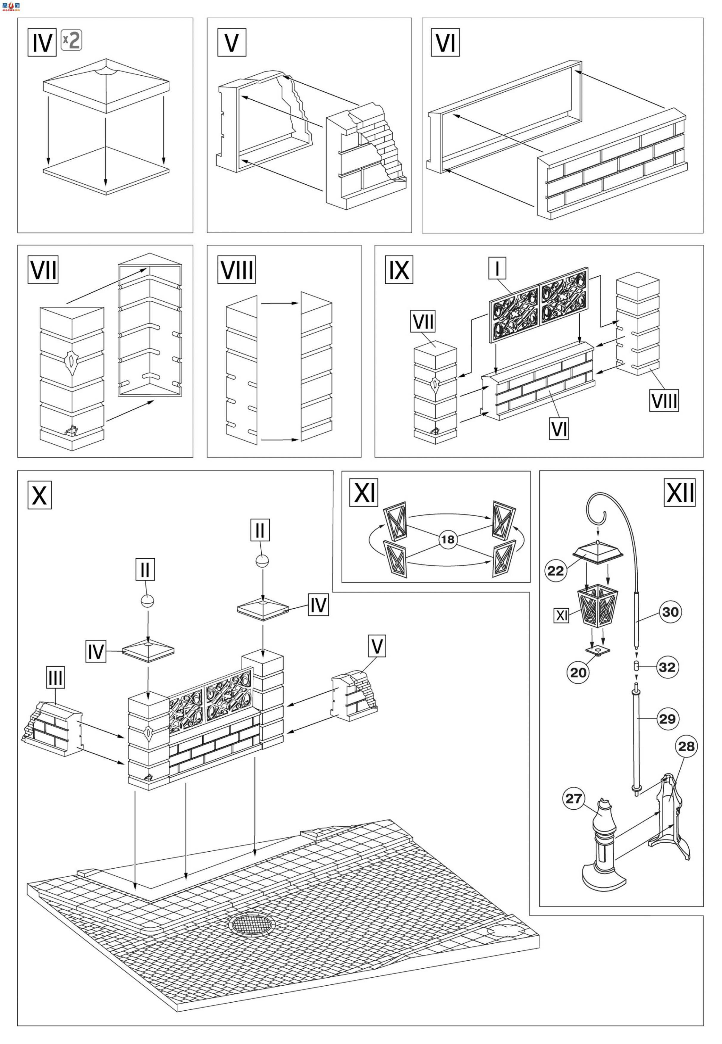 Miniart  36003 ֵ&amp;԰Χǽ
