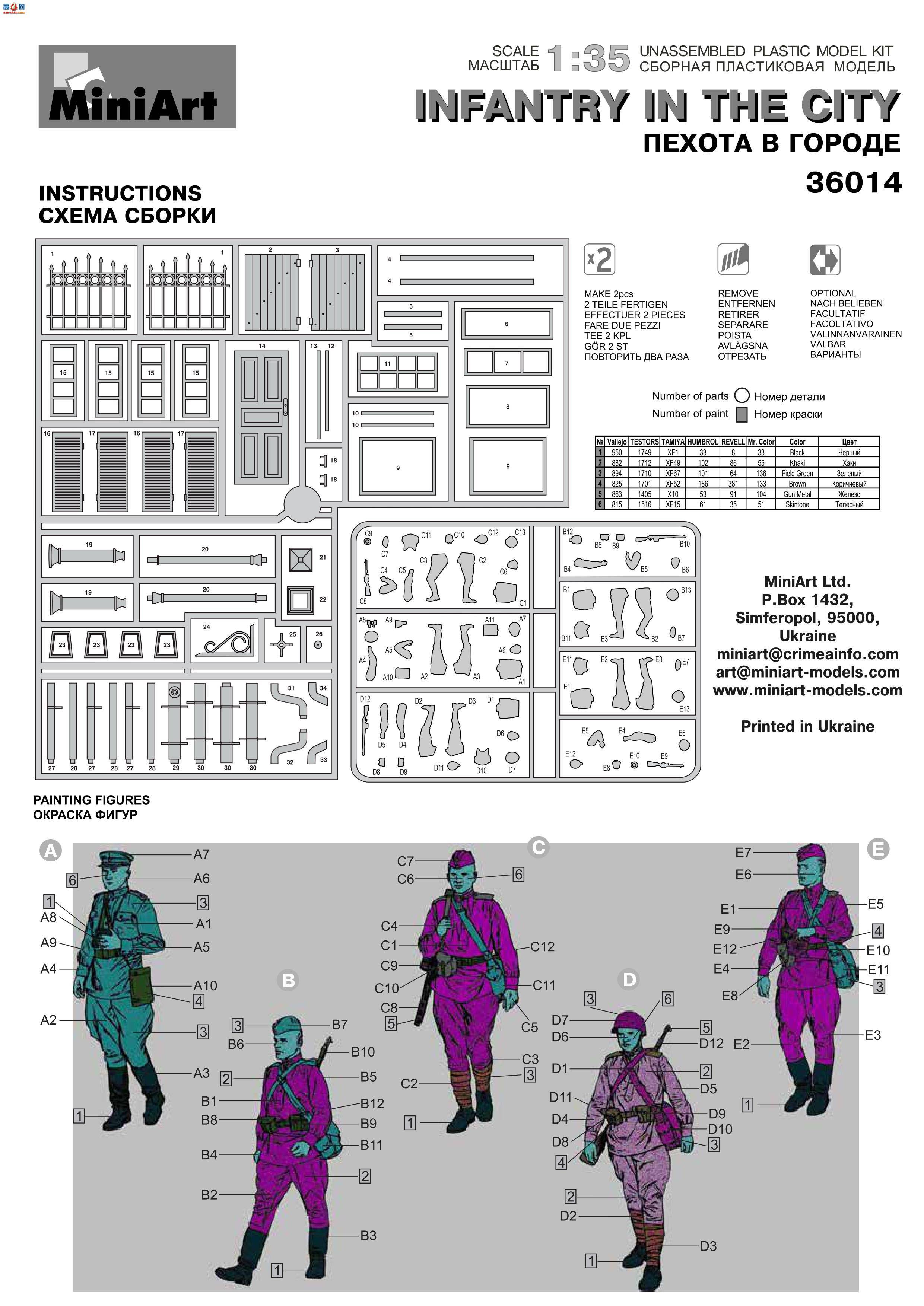 Miniart ���� 36014 ���峡�� �ڳ����еĲ���