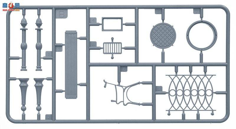 Miniart ���� 36051 ���泡�� ��԰ǽ