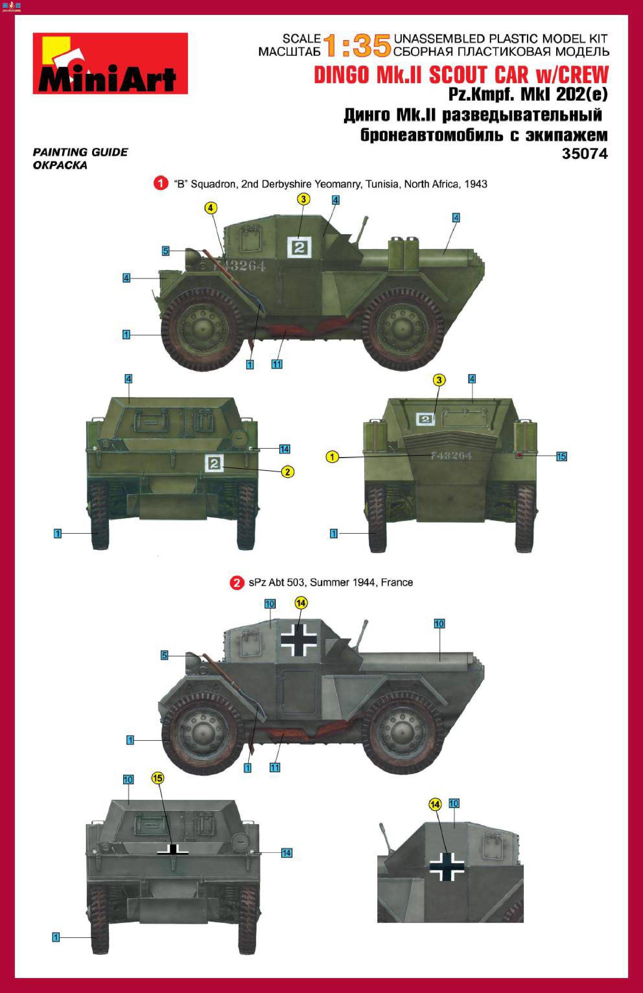Miniart װ׳ 35074 ҰMK.IIʽװ쳵Ա