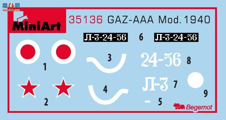 MiniArt  35136 GAZ-AAA Mod. 1940. ˿