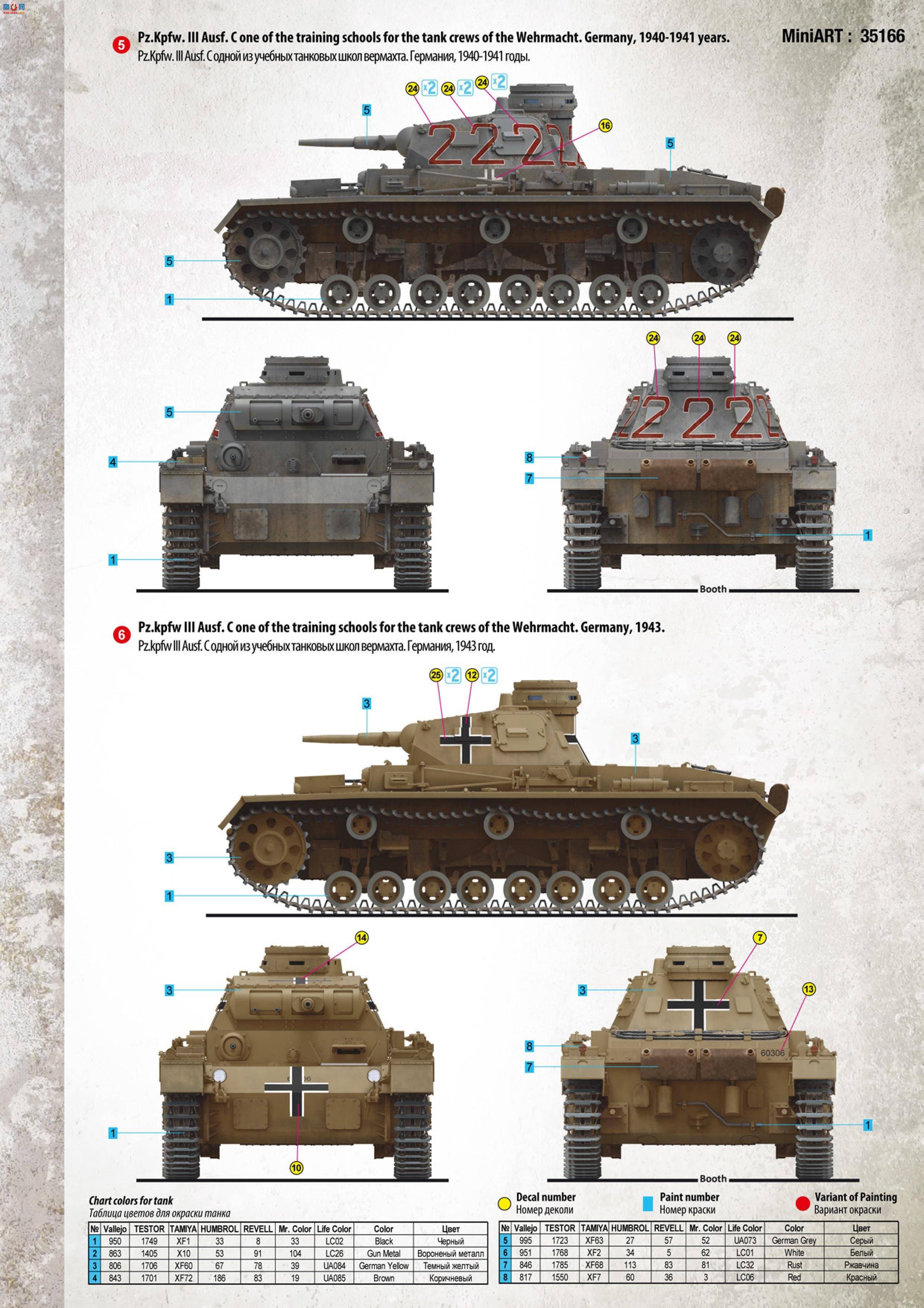MiniArt ̹ 35166 Pz.Kpfw.III Ausf. (е̹)