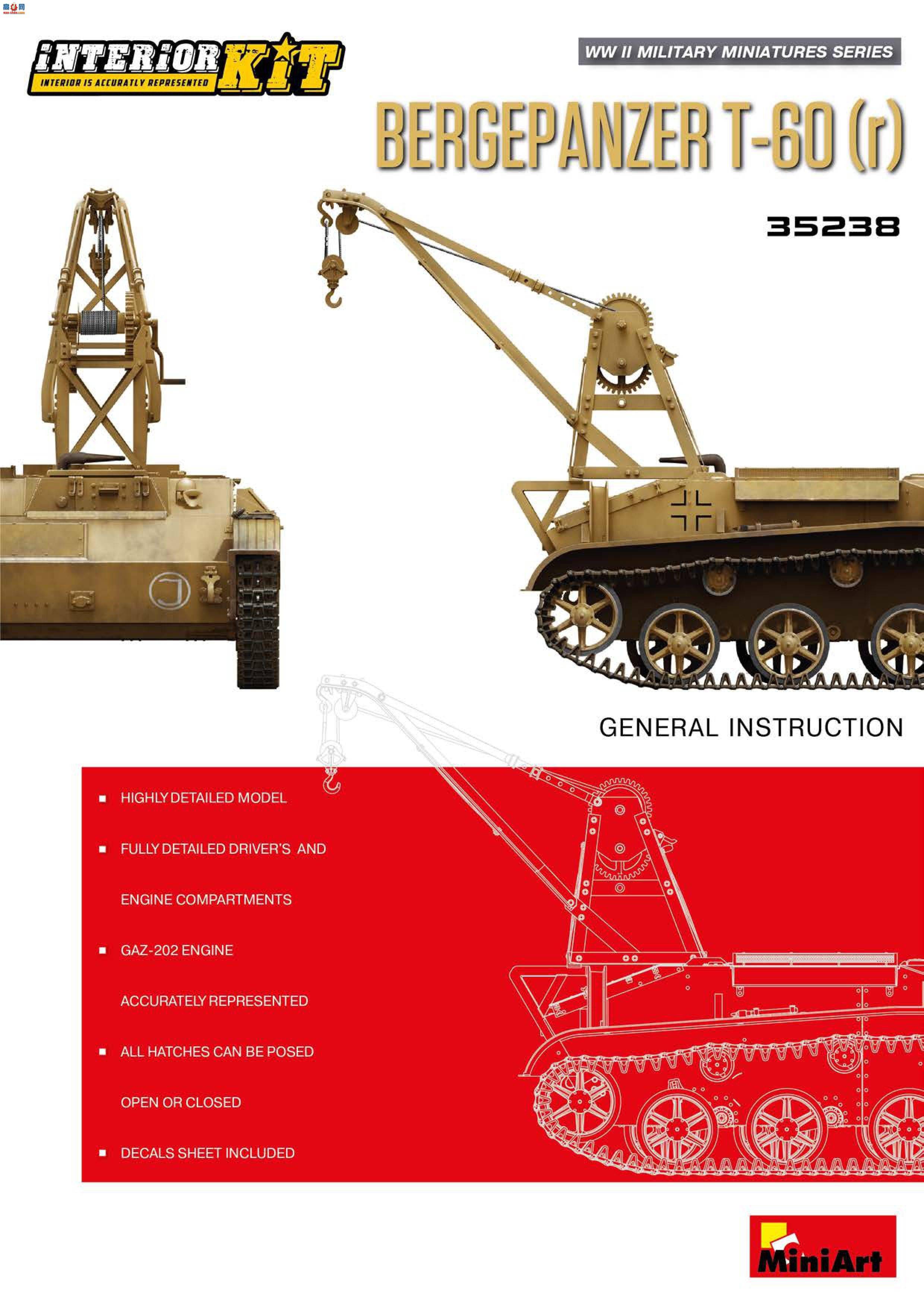 MiniArt ά޳ 35238 T-60 ( r )̹˾Ԯ ڹ
