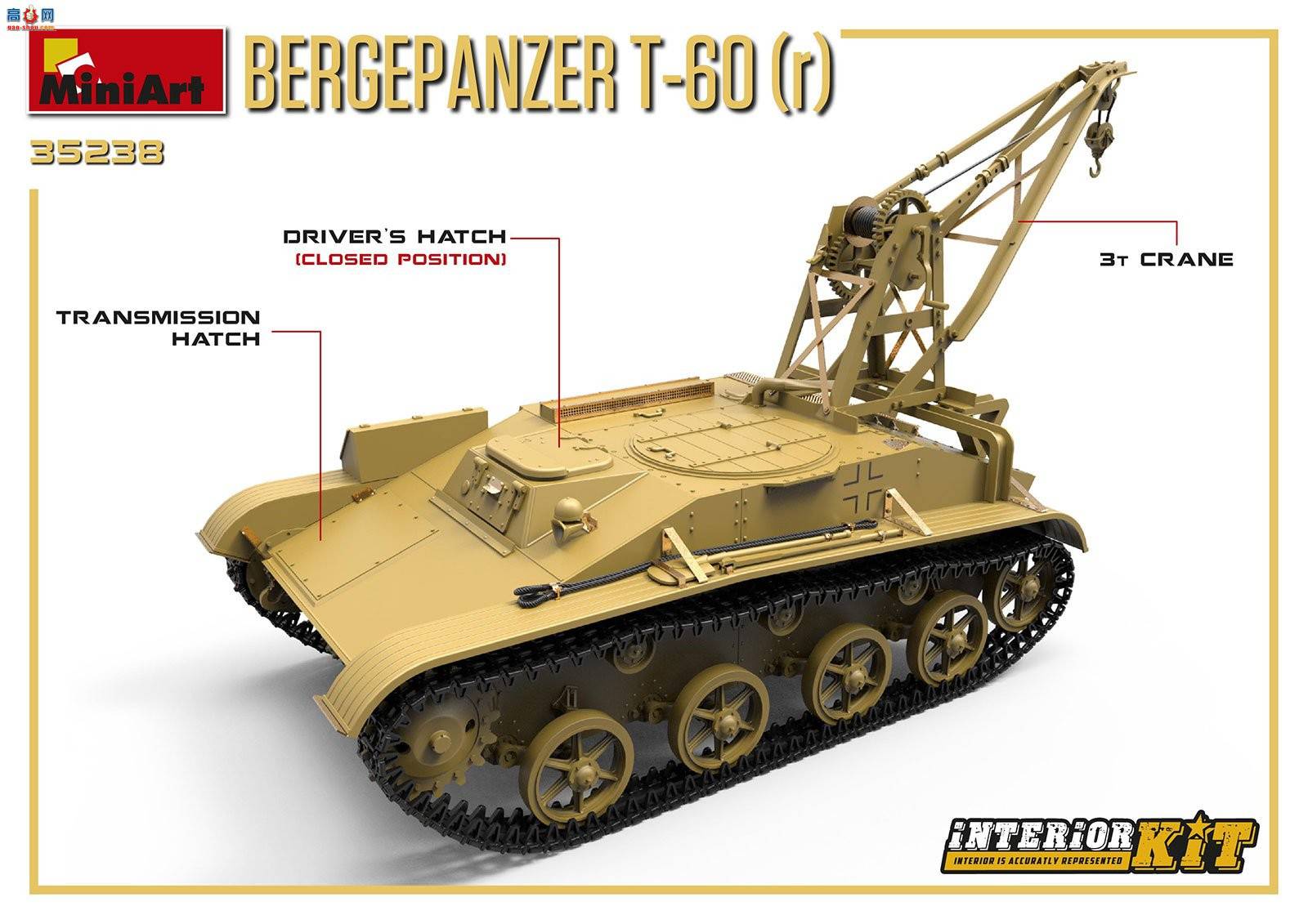 MiniArt ά޳ 35238 T-60 ( r )̹˾Ԯ ڹ