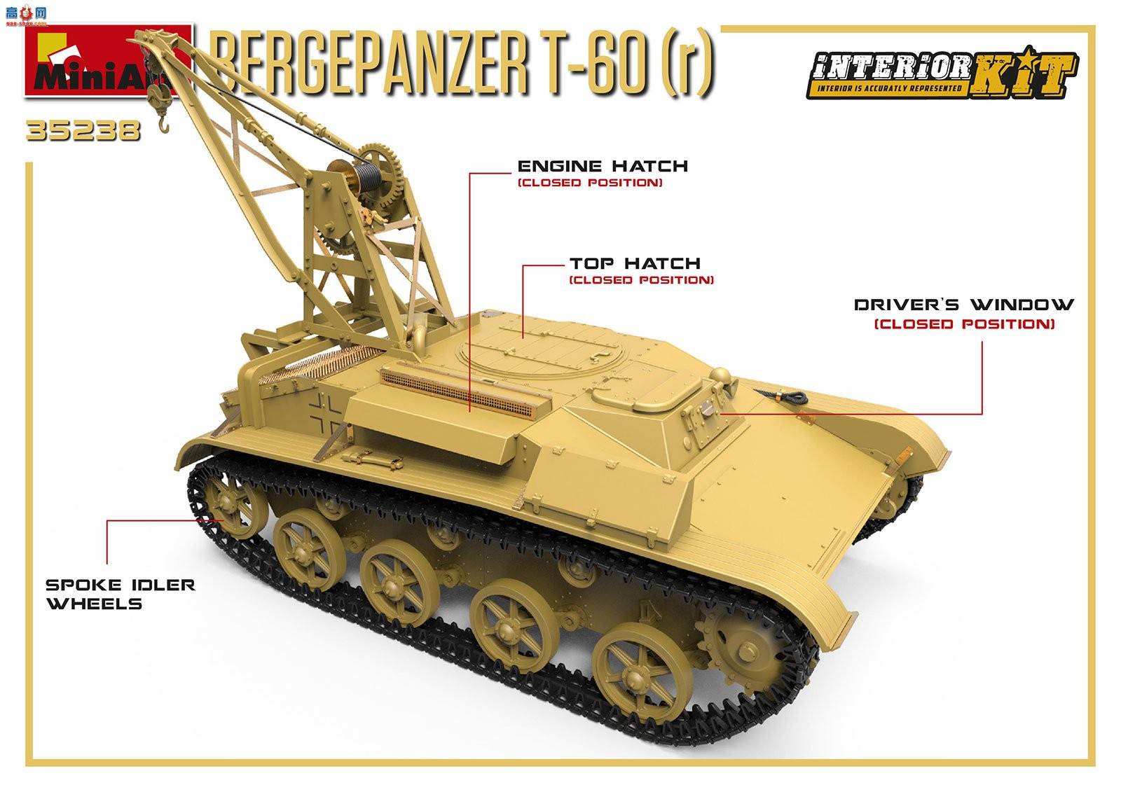 MiniArt ά޳ 35238 T-60 ( r )̹˾Ԯ ڹ
