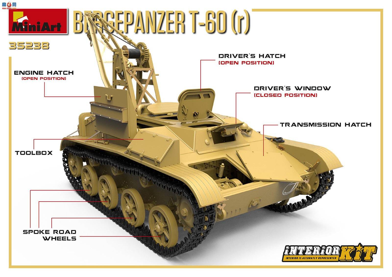 MiniArt ά޳ 35238 T-60 ( r )̹˾Ԯ ڹ