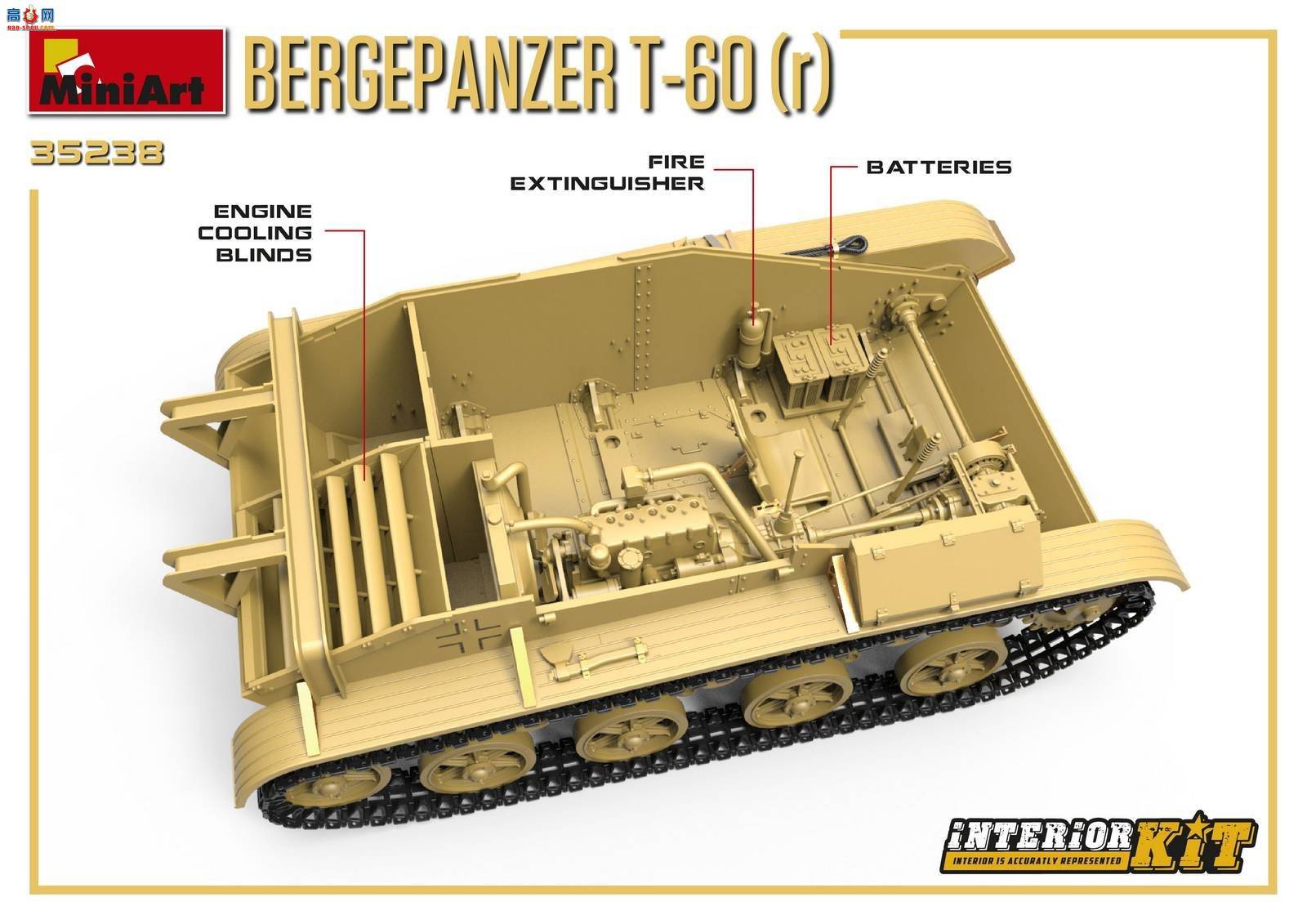 MiniArt ά޳ 35238 T-60 ( r )̹˾Ԯ ڹ