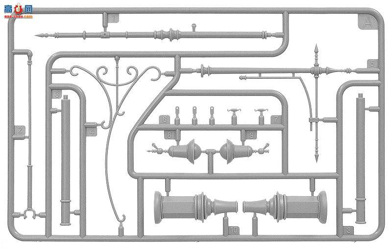 MiniArt ���� 35523 ��ս�糵����֧�ܼ�·��