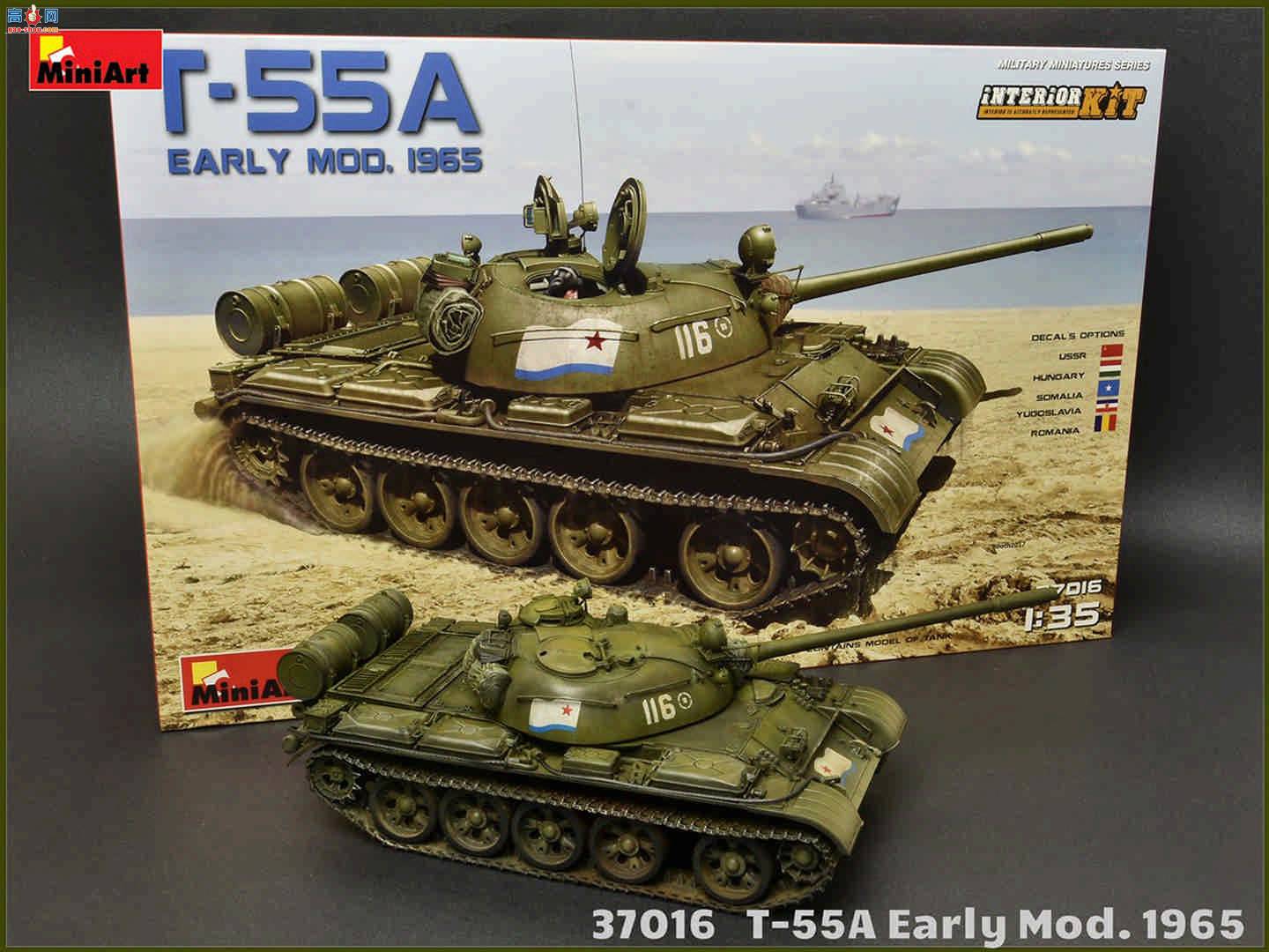 MiniArt ̹ 37016 T-55A 1965꺬ڹ