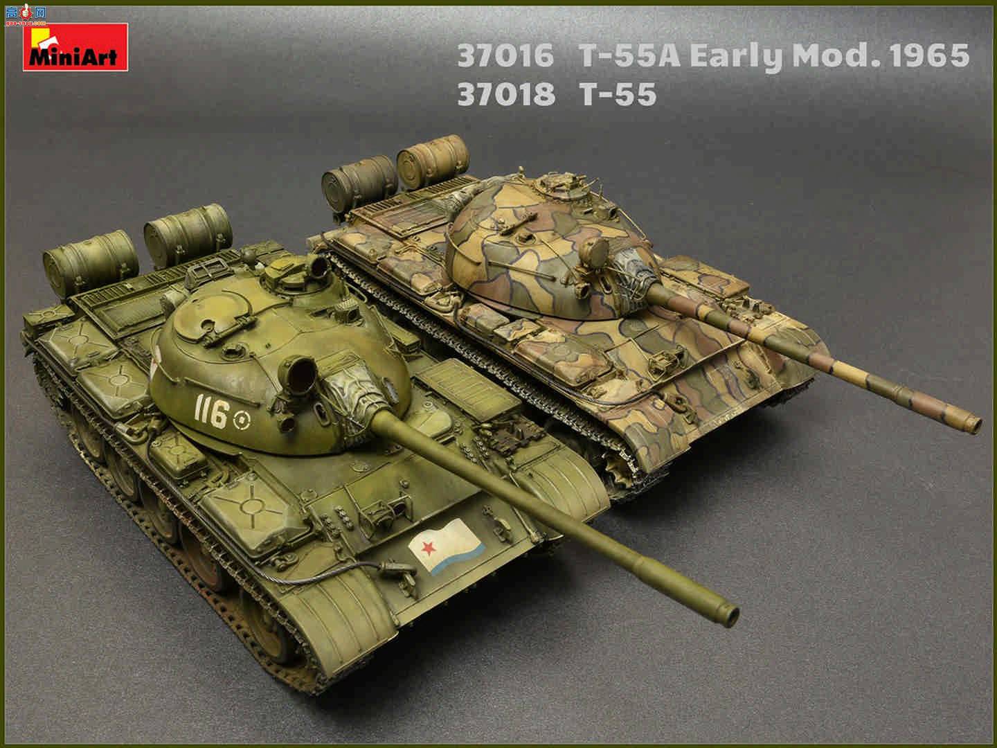 MiniArt ̹ 37016 T-55A 1965꺬ڹ