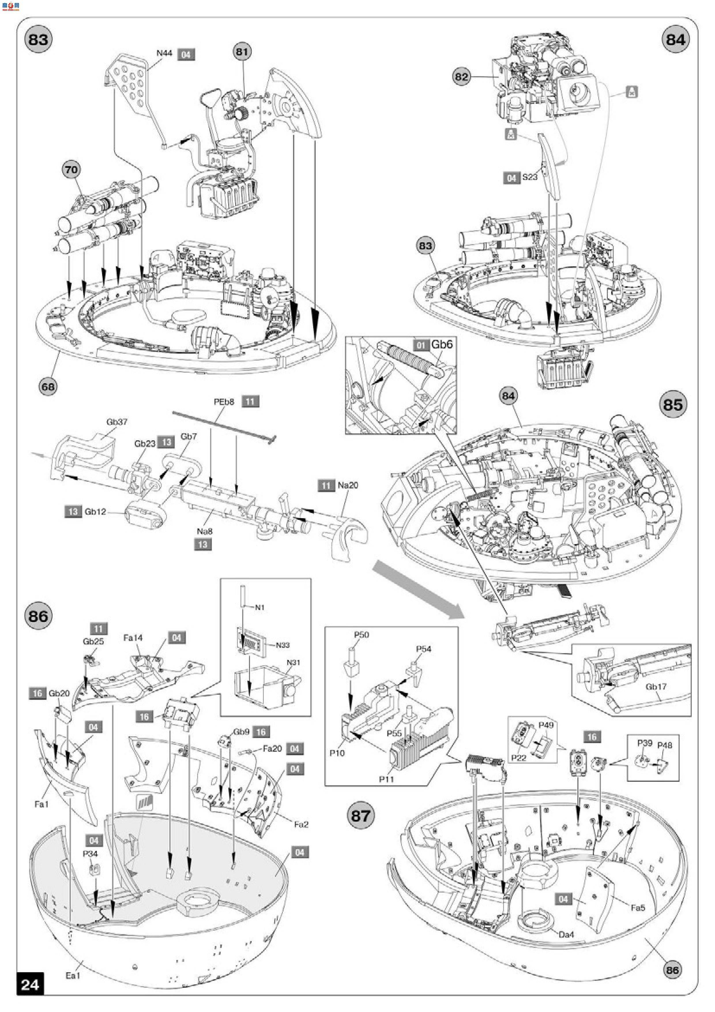 MiniArt ̹ 37022 T-55A  1965 ڹ