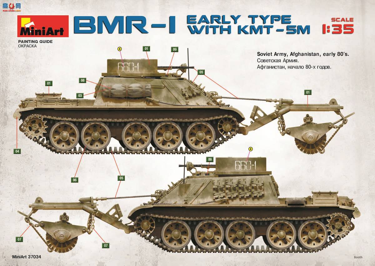 MiniArt ̹ 37034 BMR-1װɨ׳ KMT-5Mɨ