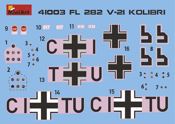 MiniArt �ɻ� 41003 �¹� �������� FL 282 V-21���� ֱ����