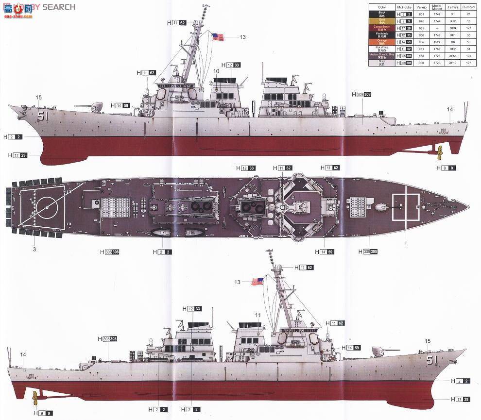 С���� 04523 ��������DDG-51����.���˺ŵ�������