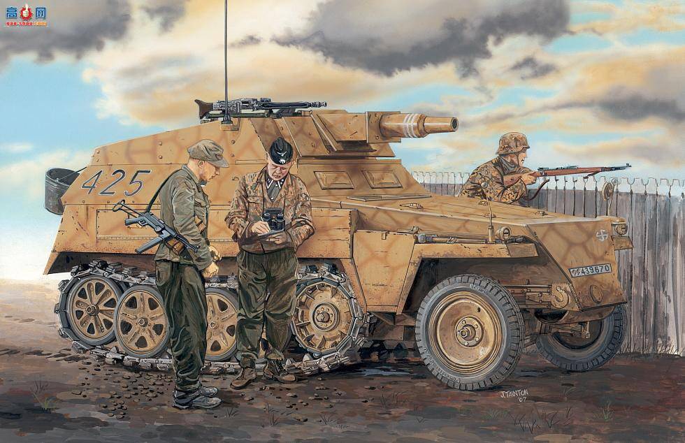  Ĵ 6425 ¹Sd.Kfz.250/8(NOI)7.5K51 L/24л