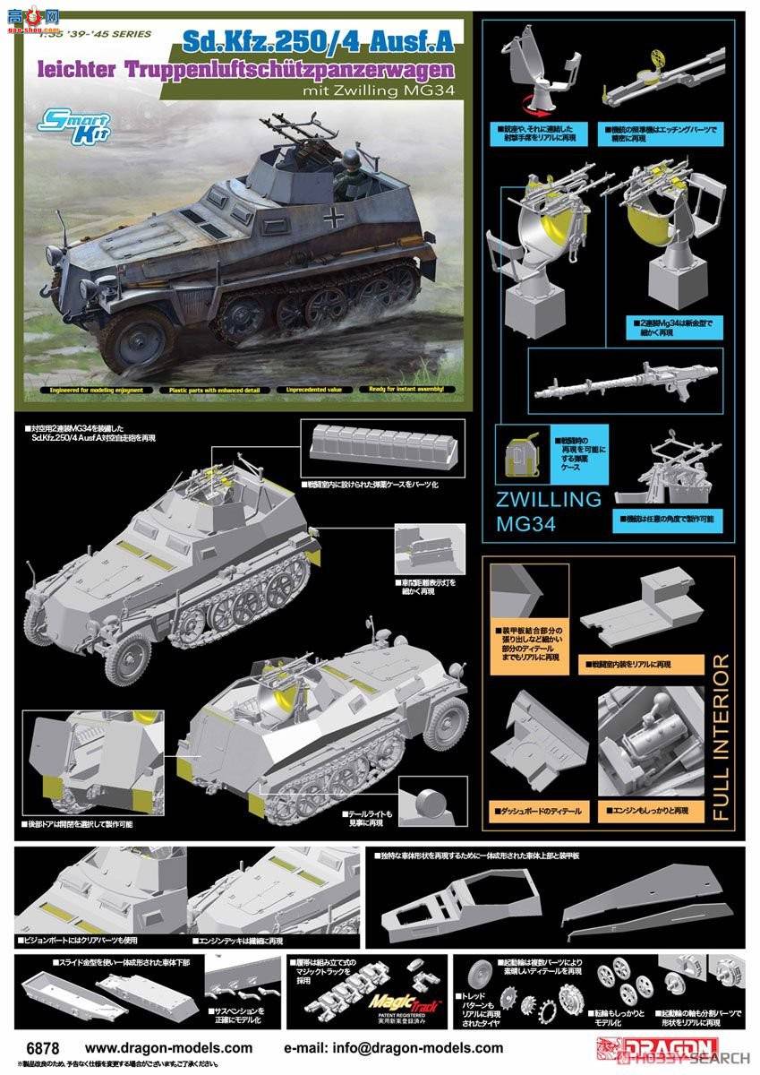  Ĵ 6878 ¹Sf.Kfz.250/4 Ausf.A