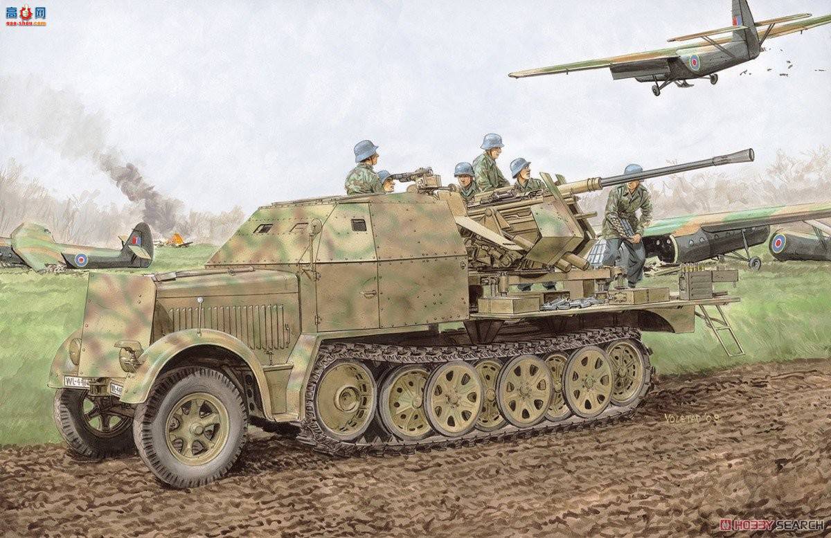 ���� ���Ĵ� 6953 �¹�Sd.Kfz.7/2 8�ְ��Ĵ�3.7����Flak37(2��1)
