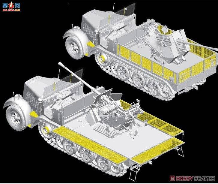 ���� ���Ĵ� 6953 �¹�Sd.Kfz.7/2 8�ְ��Ĵ�3.7����Flak37(2��1)