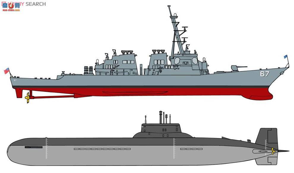 ���� ���� 7107 ����˹����̨�缶��Ǳͧ+���������ƶ���(DDG-67)