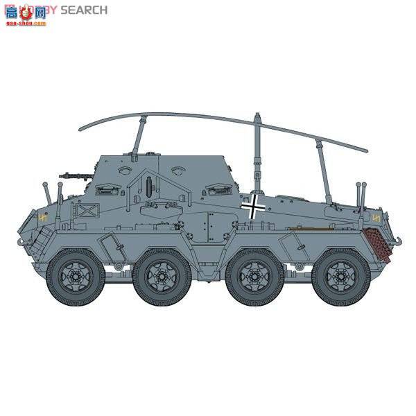 ���� װ�׳� 7444 Sd.Kfz.263(8Rad)8������װ��Զ�����߳�